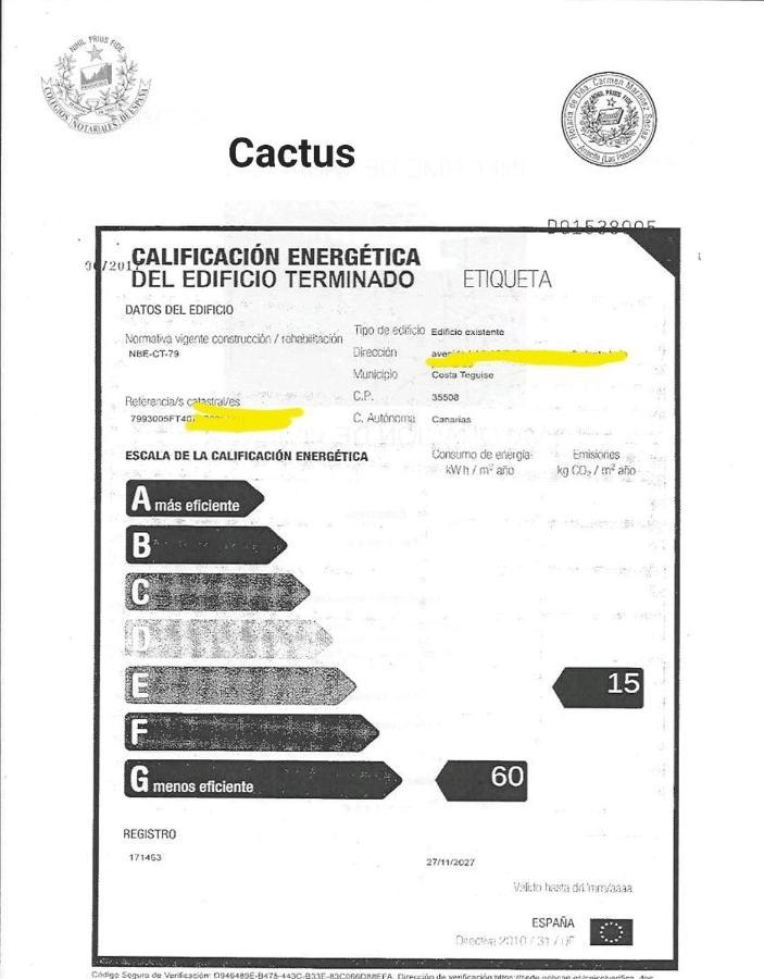 Vivienda Vacacional Cactus Costa Teguise Kültér fotó